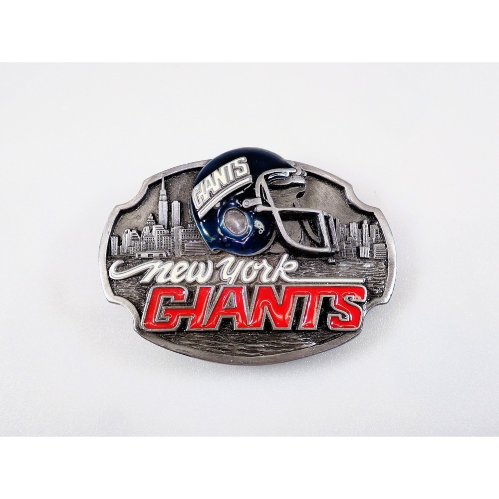 Vintage 1988 New York Giants Belt Buckle Siskiyou Limited Edition #536/10000